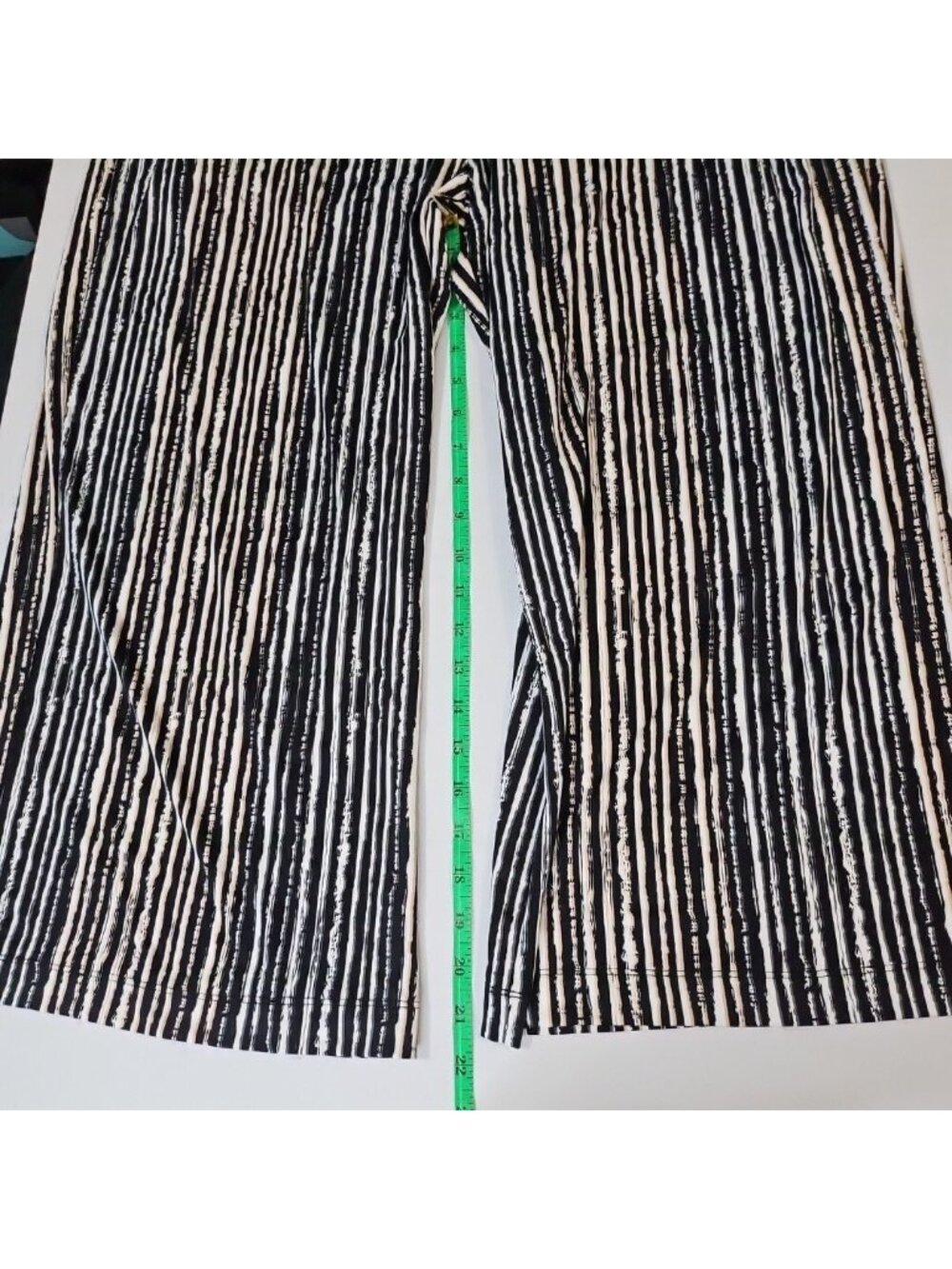 Robert Louis XL Wide Leg Palazzo Pants Nautical Stripe Resort Cruise Coastal - Picture 8 of 10